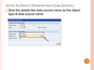 SAP BW - Info cube | PPTX