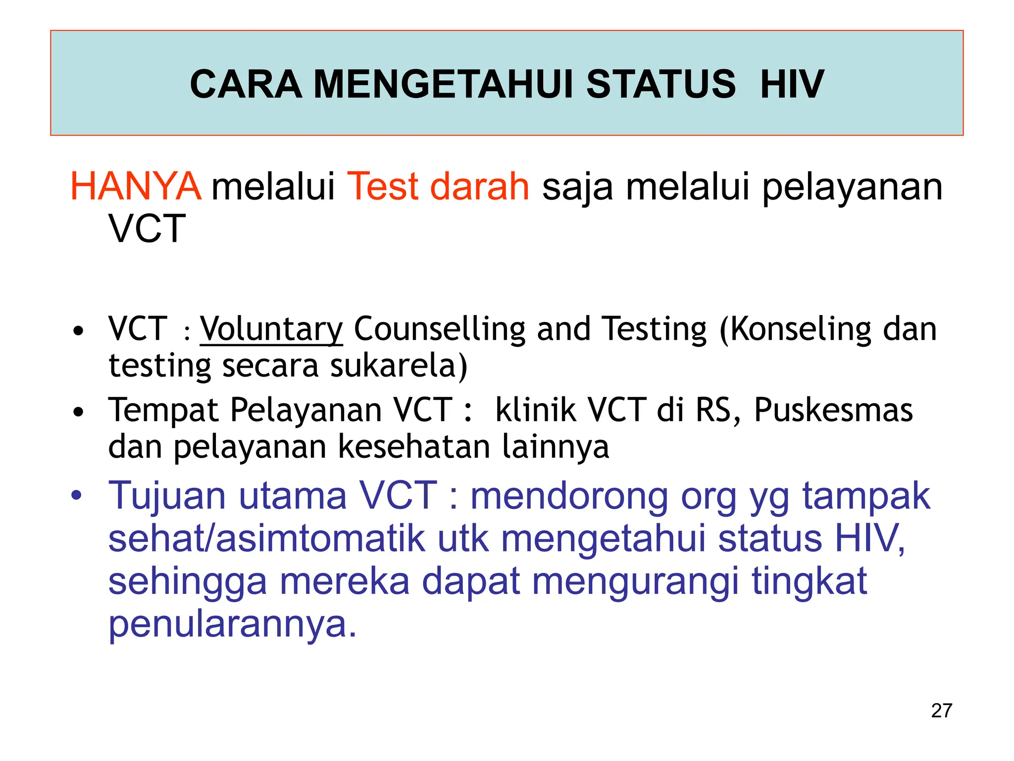 INFO DASAR HIV AIDS di tempat kerja oleh Dr Sadi | PPT