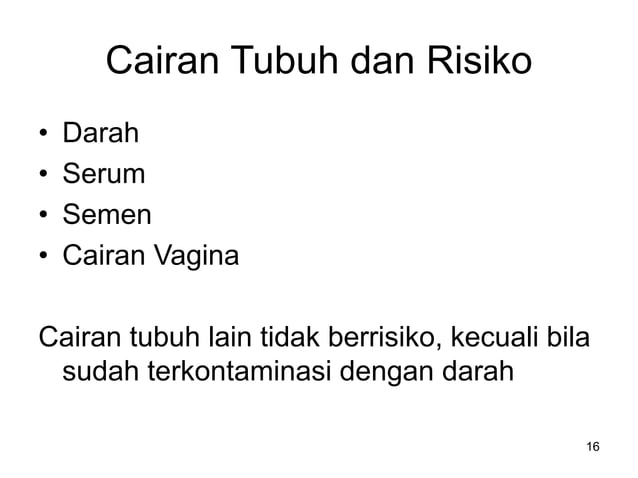 INFO DASAR HIV AIDS di tempat kerja oleh Dr Sadi | PPT