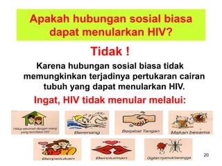 INFO DASAR HIV AIDS di tempat kerja oleh Dr Sadi | PPT