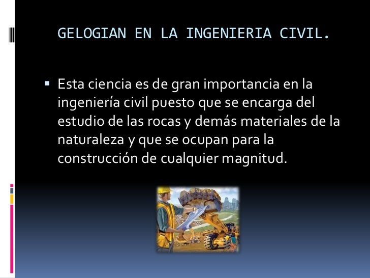 Geologia En La Ingenieria Civil