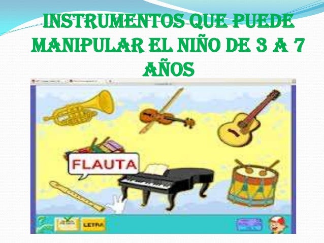 instrumentos para niños 3 años