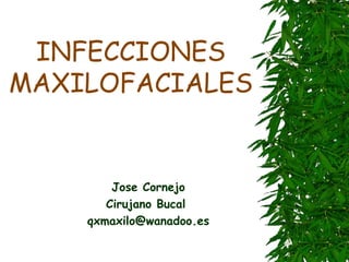 INFECCIONES MAXILOFACIALES Jose Cornejo Cirujano Bucal  [email_address] 
