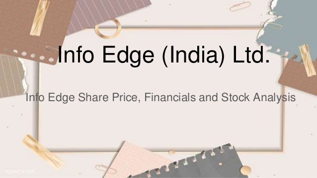 Info Edge (India) Ltd.
Info Edge Share Price, Financials and Stock Analysis
 