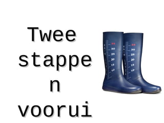 TweeTwee
stappestappe
nn
vooruivoorui
 