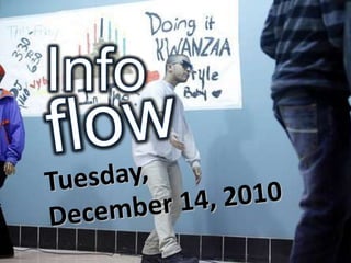 Info flow Tuesday, December 14, 2010 