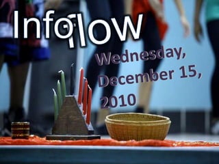 flow Info Wednesday, December 15,  2010 