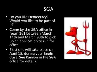 Envirothon!Mandatory MeetingTodayRoom 325Field trip info