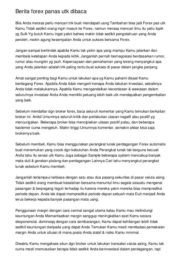 pengetahuan forex utama untuk bertindak perdagangan opsi kunci