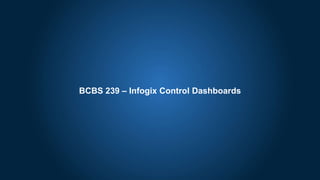 BCBS 239 – Infogix Control Dashboards
 