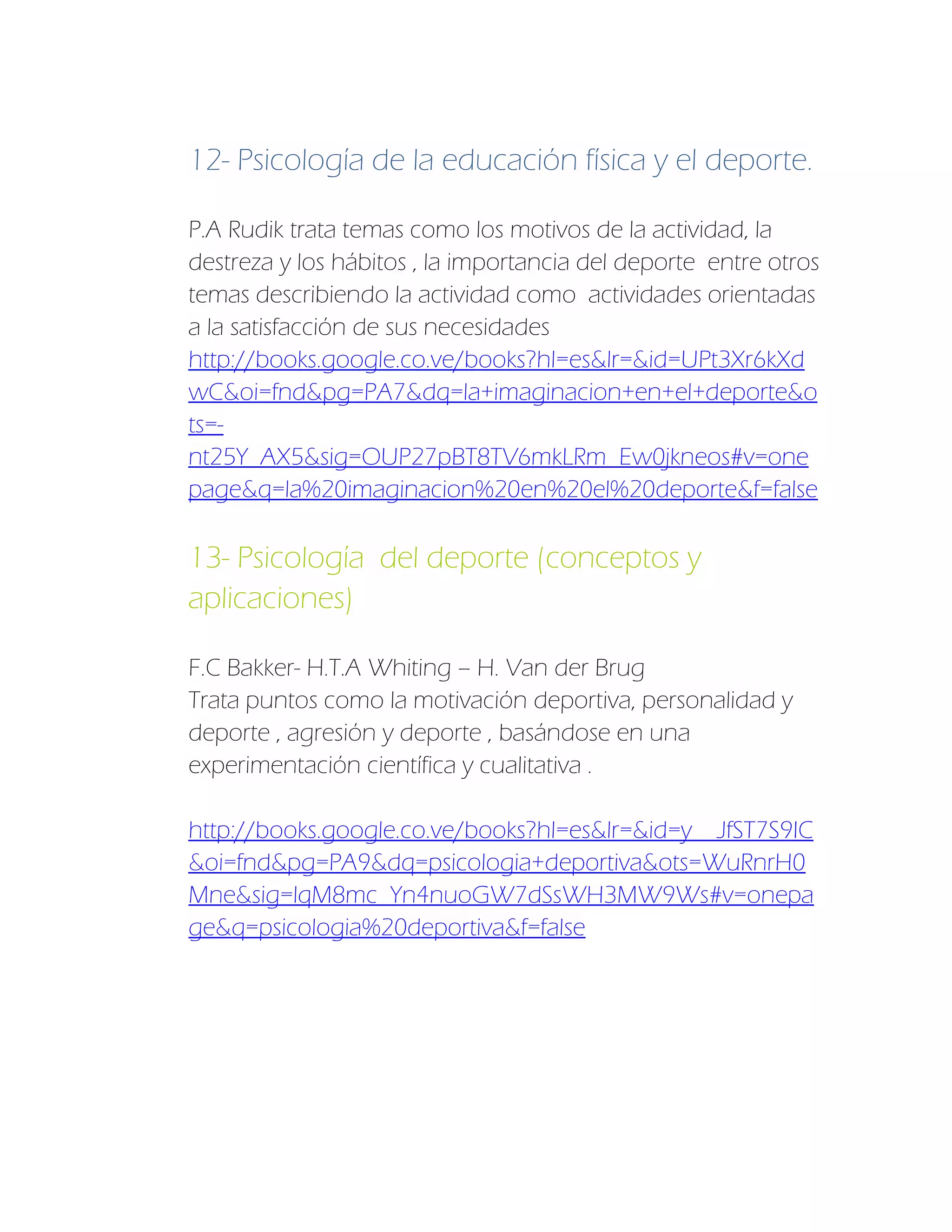 Infografia de la psicología del deporte | PDF