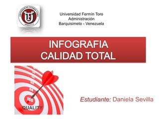 Universidad Fermín Toro 
Administración 
Barquisimeto - Venezuela 
Estudiante: Daniela Sevilla 
 