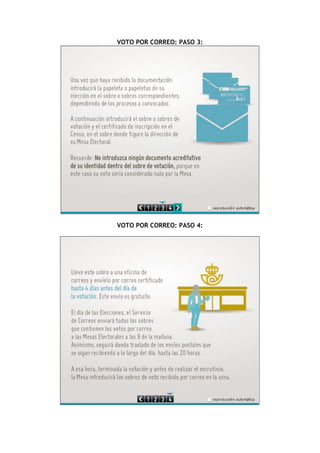 VOTO POR CORREO: PASO 3:
VOTO POR CORREO: PASO 4:
 