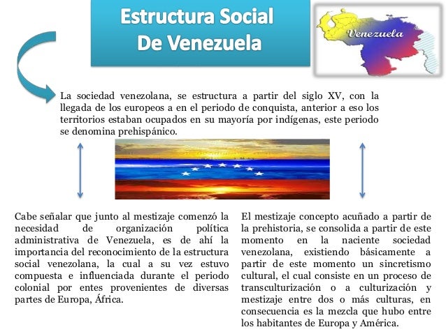 Infografia estructura social venezolana