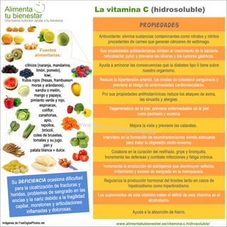 Infografía La vitamina C