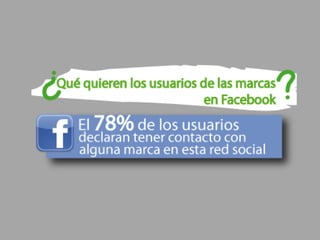 Infografía: Relación entre usuarios y marcas en Facebook