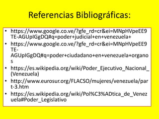 Infografias poderes publicos en Venezuela | PPTX