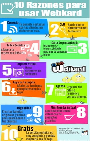 10 razones para usar Webkard