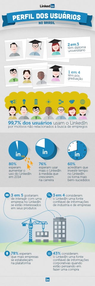 Perfil dos usuários no Brasil