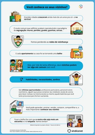 Conteúdo exclusivo SíndicoNet.
(Material inspirado no projeto LelloLab - Tesouros do Bairro)
Para mais modelos como este a...