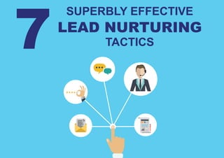 SUPERBLY EFFECTIVE
LEAD NURTURING
TACTICS7
 