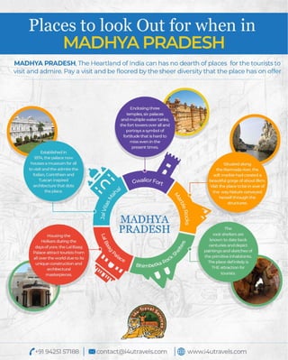 Places To Look Out For When In Madhya Pradesh