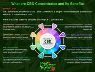 What are CBD Concentrates and Its Benefits