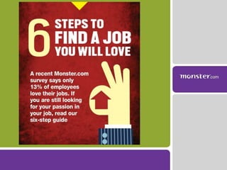 6 Steps to find the job you'll love
