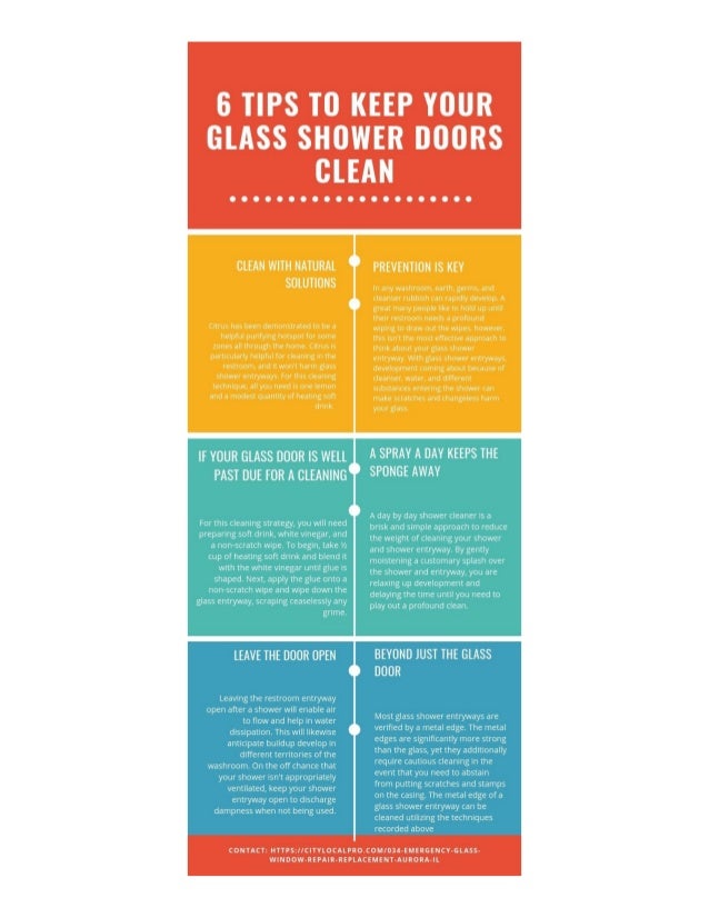 6 Tips For Glass Shower Doors Cleaning
