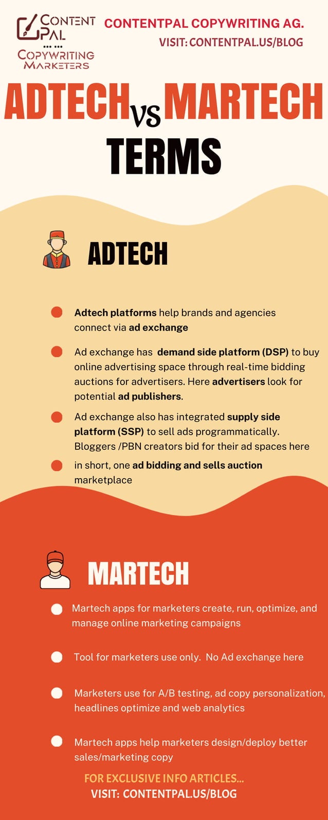 Infographic Adtech Vs Martech Contentpal Newsletter Pdf