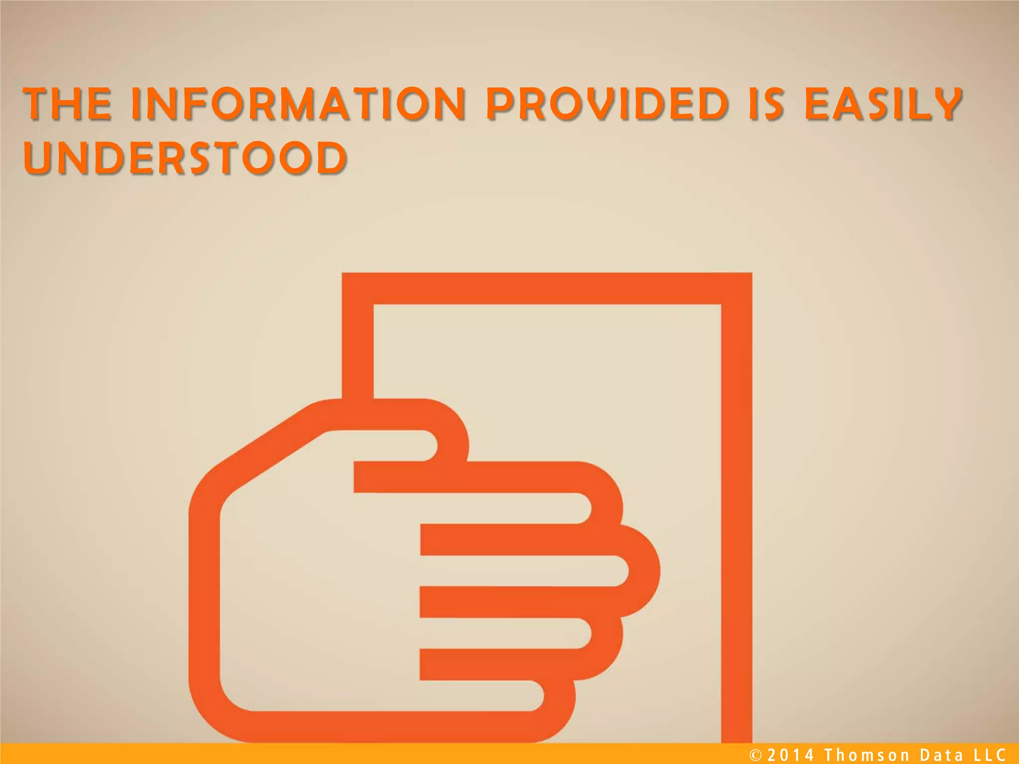 © 2 0 1 4 T h o m s o n D a t a L L C
 