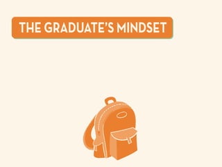 THE GRADUATE’S MINDSET
 