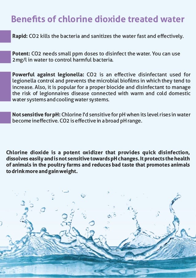 Benefits of chlorine dioxide treated water in poultry farms | PDF