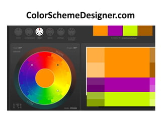 ColorSchemeDesigner.com<br />