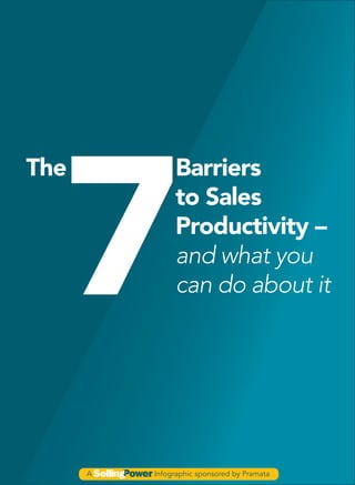 Barriers
to Sales
Productivity –
and what you
can do about it7
The
A Infographic sponsored by Pramata®
 