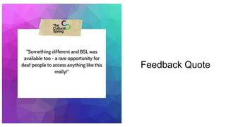 Feedback Quote
 