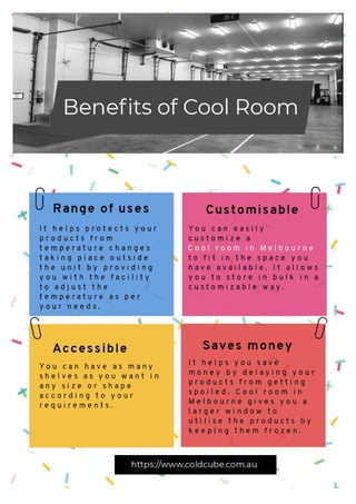 Infographics - Benefits of Cool Room