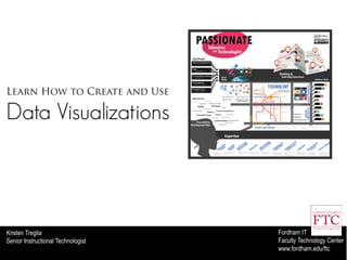 Learn How to Create and Use
Data Visualizations
Fordham IT
Faculty Technology Center
www.fordham.edu/ftc
Kristen Treglia
Senior Instructional Technologist
 