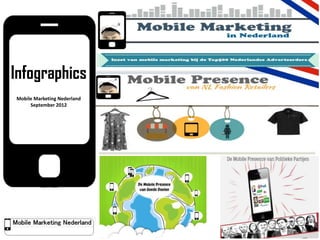 Infographics
Mobile Marketing Nederland
     September 2012
 