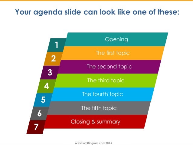 power point agenda slide