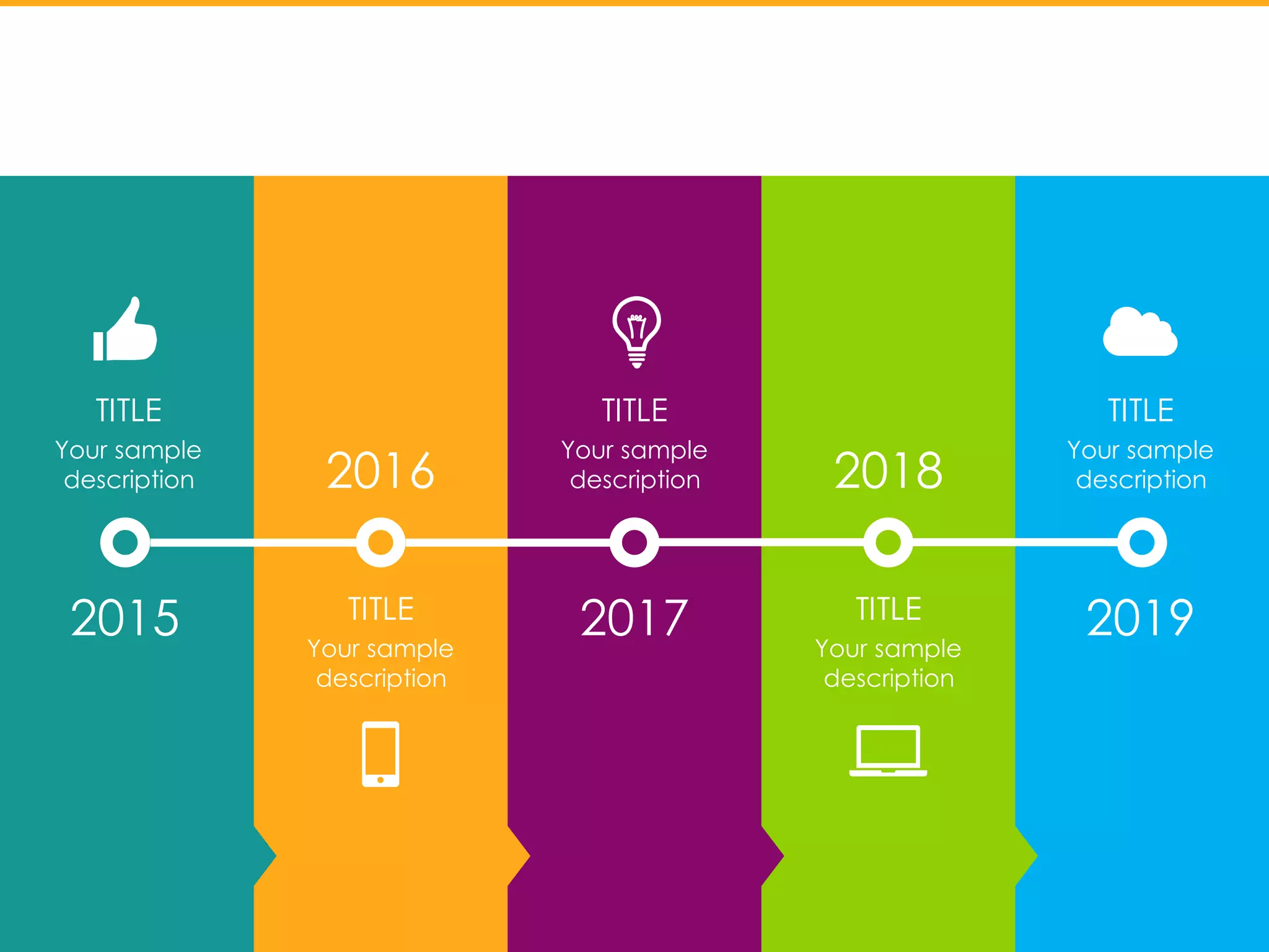 Powerpoint Examples Showing Graphical Timeline Infographics Shapes TimeLines PPT Flow Diagrams - infodiagram part2 | PPT