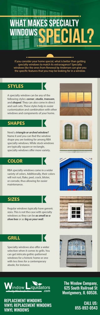 What makes specialty windows special