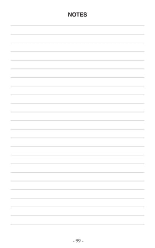NOTES
- 99 -
 