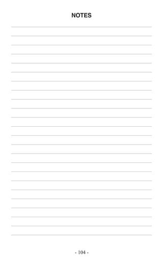 NOTES
- 104 -
 