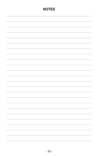 NOTES
- 50 -
 