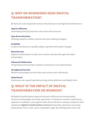 Infographic: The Benefits of Digital Transformation for Businesses in ...