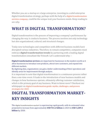 Infographic: The Benefits of Digital Transformation for Businesses in ...