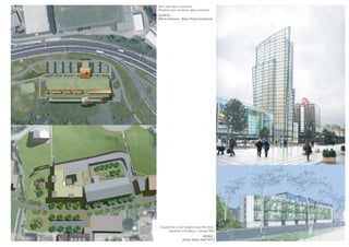 Salle multi-sports (concours)
Résidence pour personnes agées (concours)
AGENCES :
DHA Architectes ; Blanc-Potard Architecte




 Esquisses de la Tour Oxygène (Lyon Part-Dieu)
        Logements (Chambery), concours OPAC
                                   AGENCE :
                   Atelier Didier-Noël PETIT
 