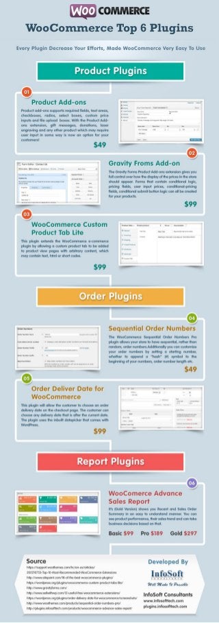 Top 6 WooCommerce Plugin for Ecommerce Store – Infographic
