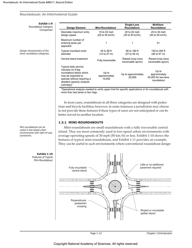NCHRP Report 672 Roundabouts: An Informational Guide | PDF